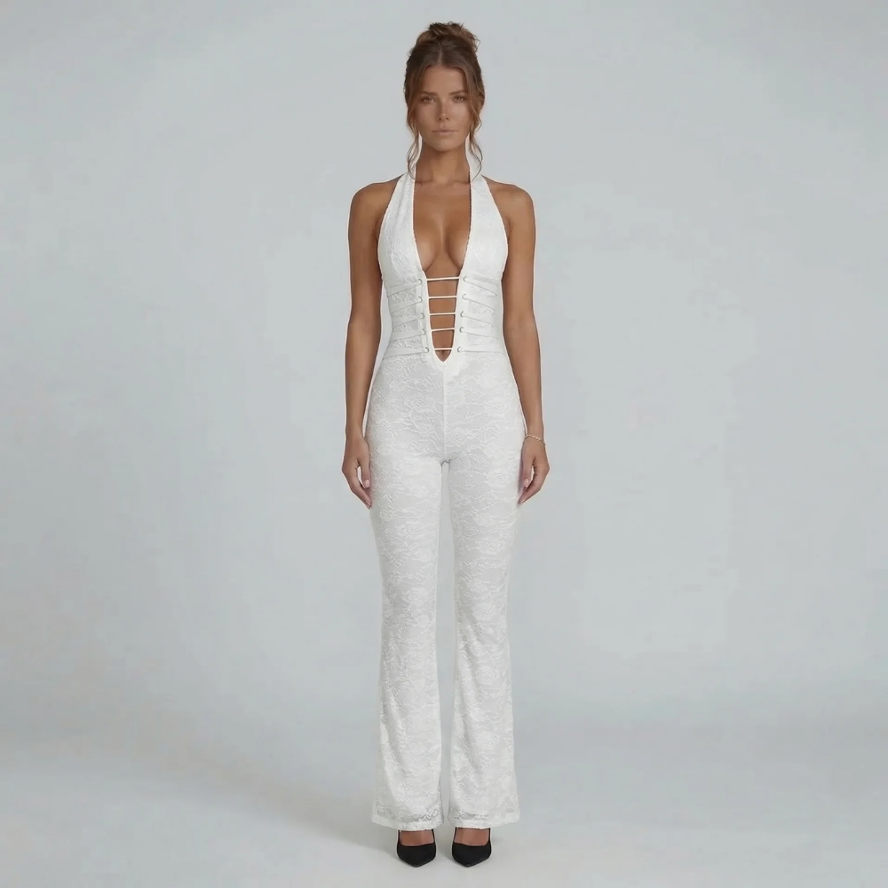 Harper Lace Jumpsuit - product image 5