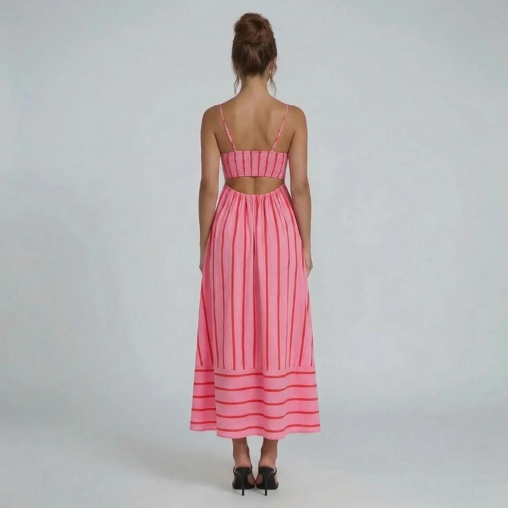 Hazel Stripe Maxi Dress
