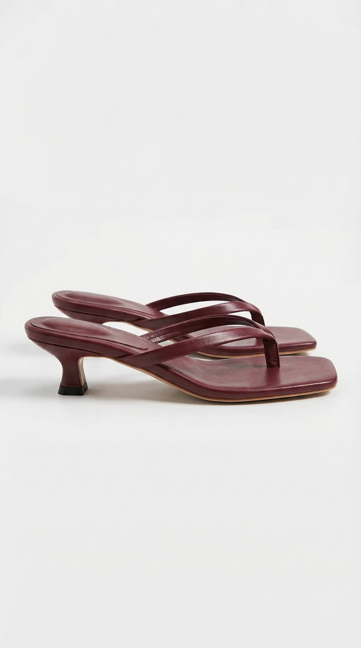 Ieza Strappy Kitten Heels in Black