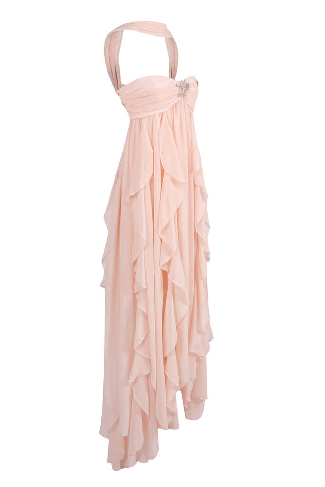 Imogen Strapless Maxi Dress in Pink