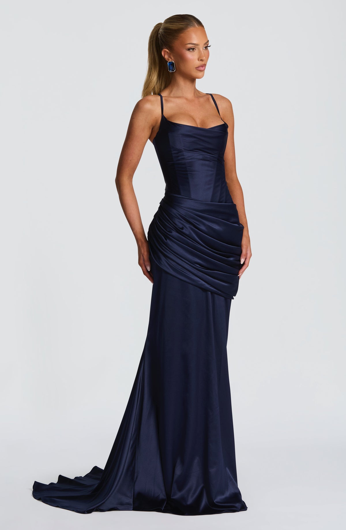 Indira Cowl Maxi Dress