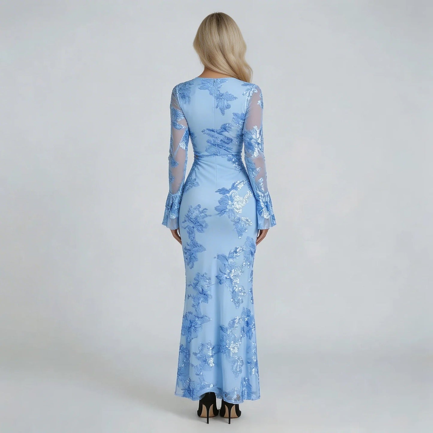 Jolie Embroidered Maxi Dress