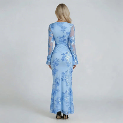 Jolie Embroidered Maxi Dress