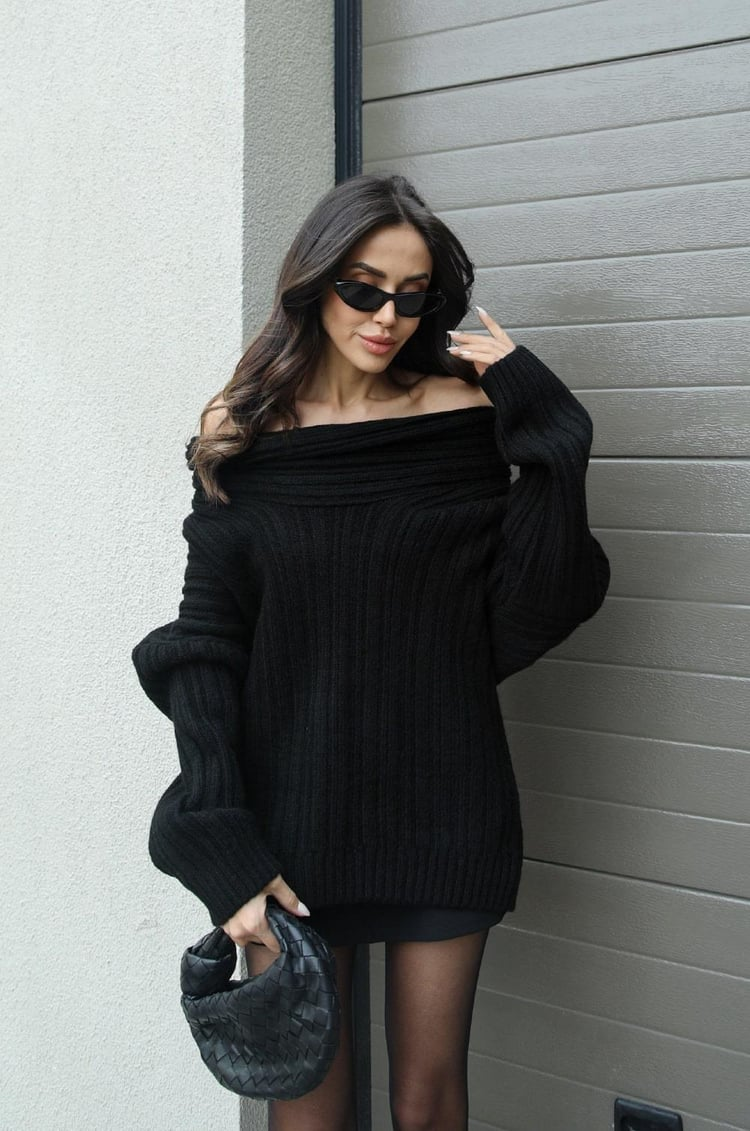 Julia Foldover Sweater