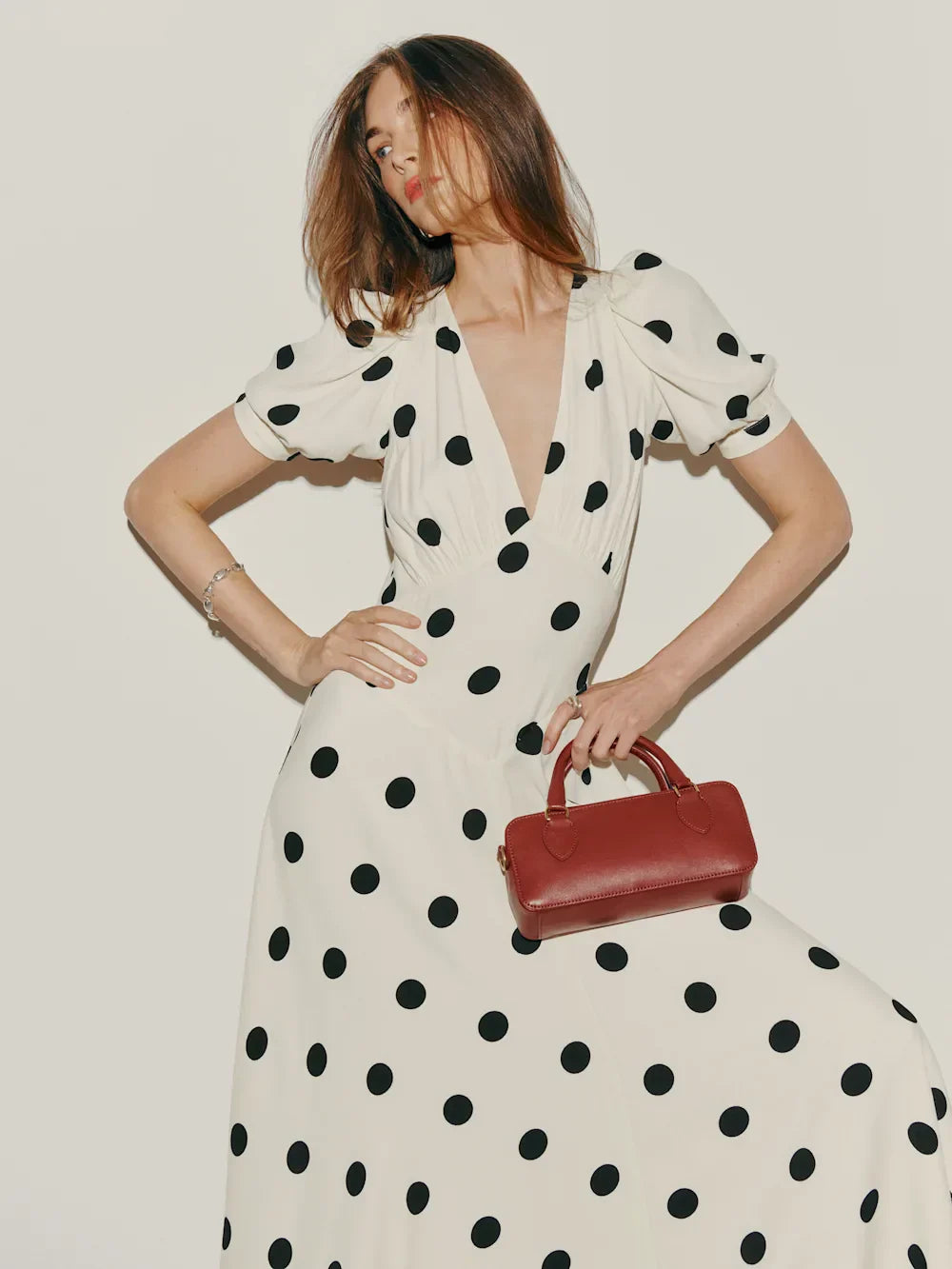 Juliet V Neck Midi Dress