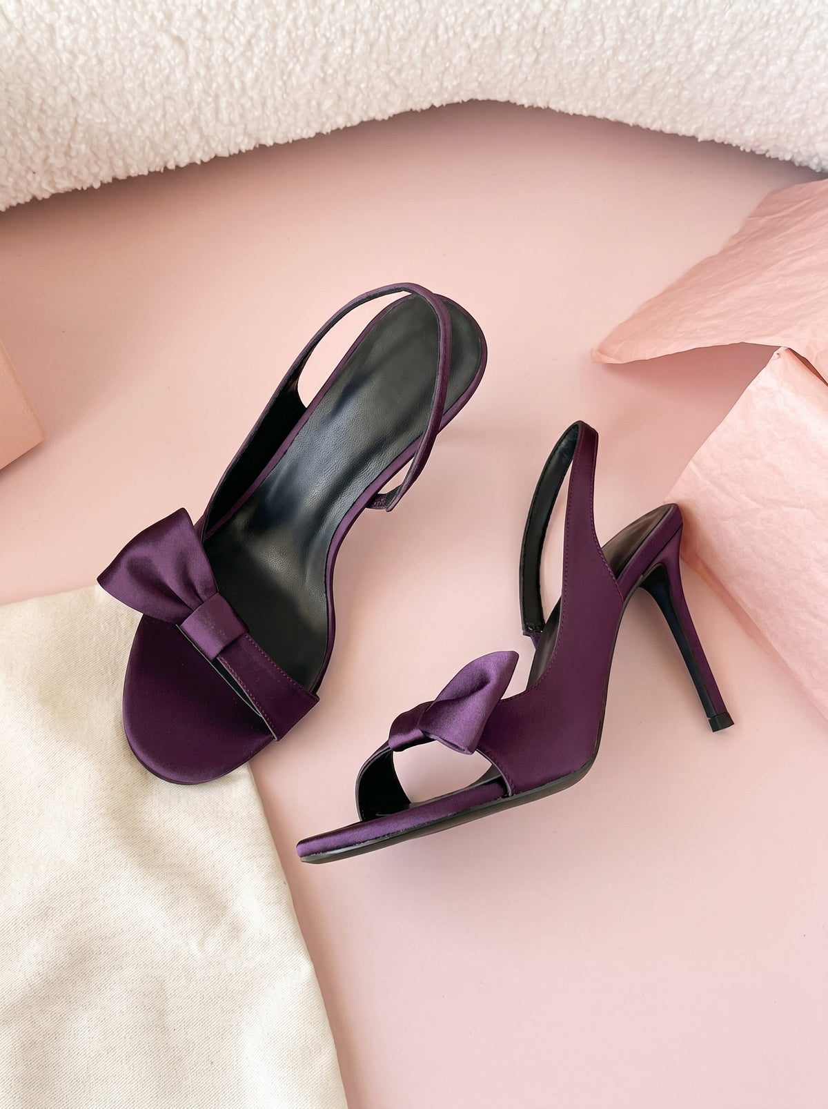 Juliette Bow Slingback Heels