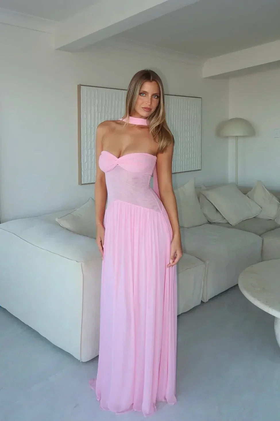 June Strapless Maxi Dress