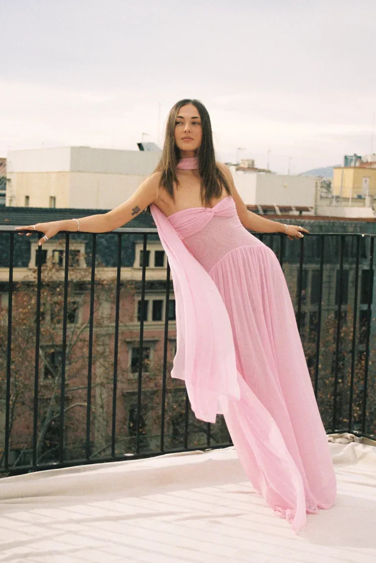 June Strapless Maxi Dress