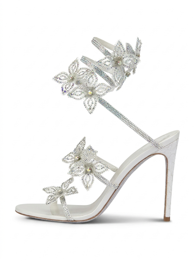 Kimberly Rhinestone Wrap Sandals
