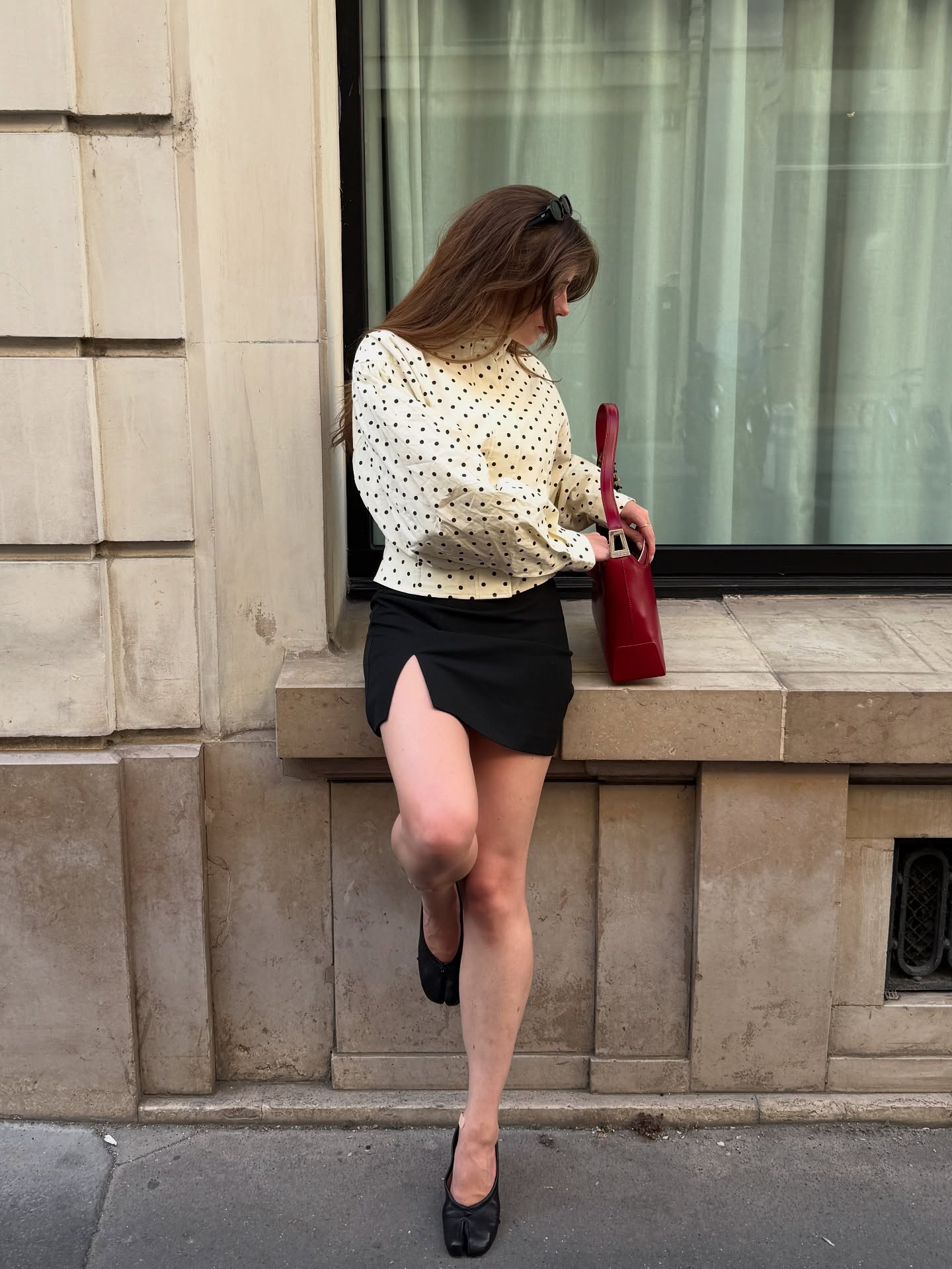 Krista Polka Dot Jacket in White