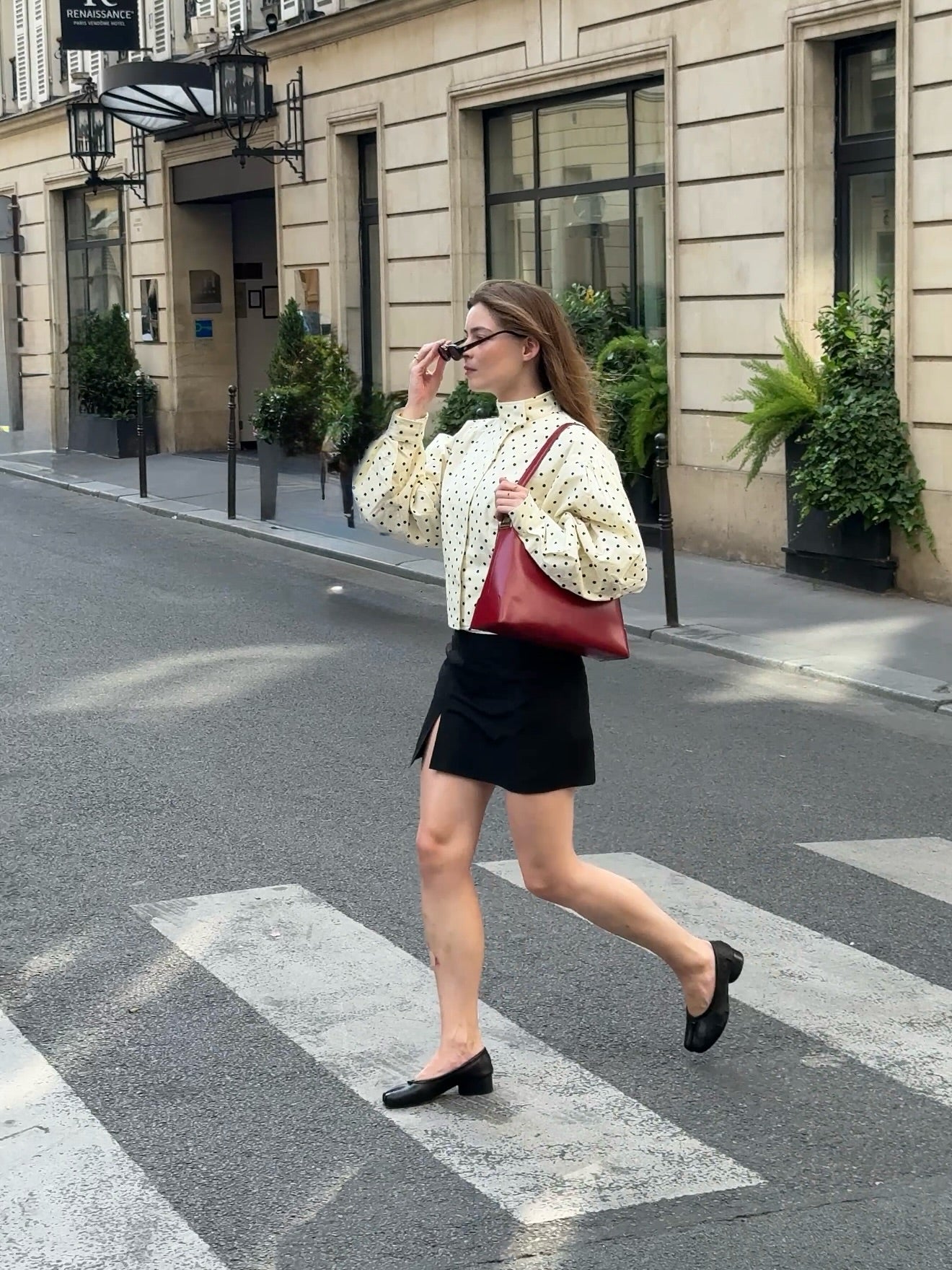 Krista Polka Dot Jacket in White