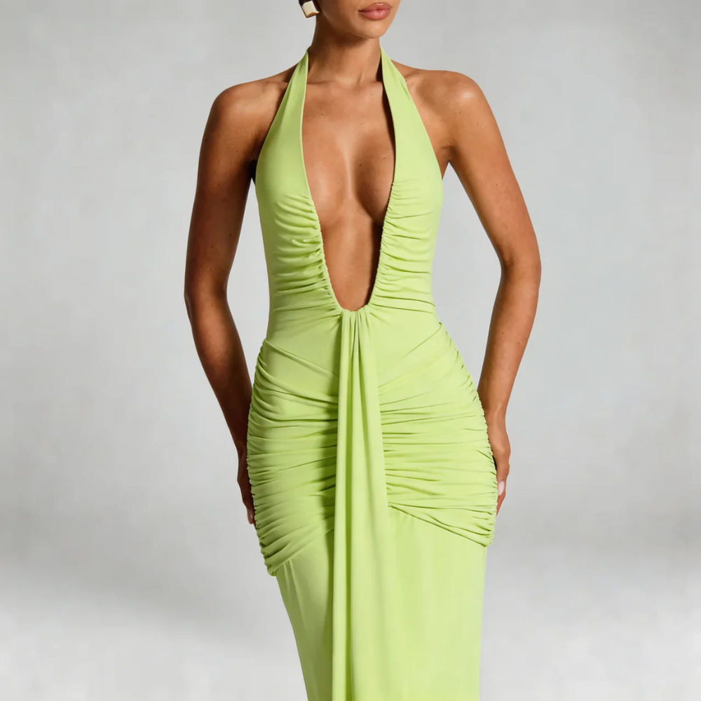 Kyla Halter Maxi Dress