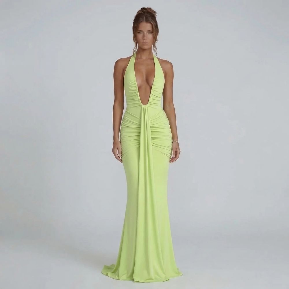 Kyla Halter Maxi Dress