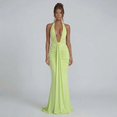 Kyla Halter Maxi Dress