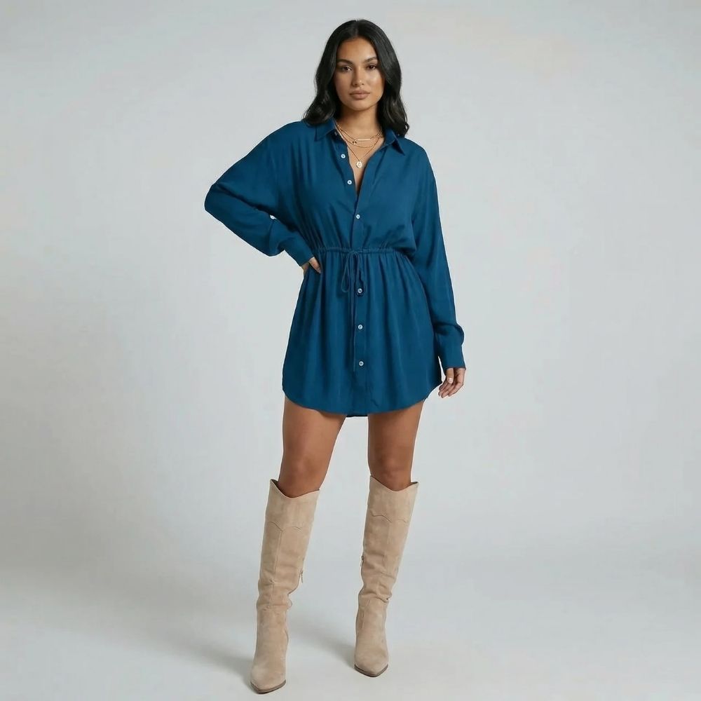 Mira Tie-Waist Mini Romper - product image 7