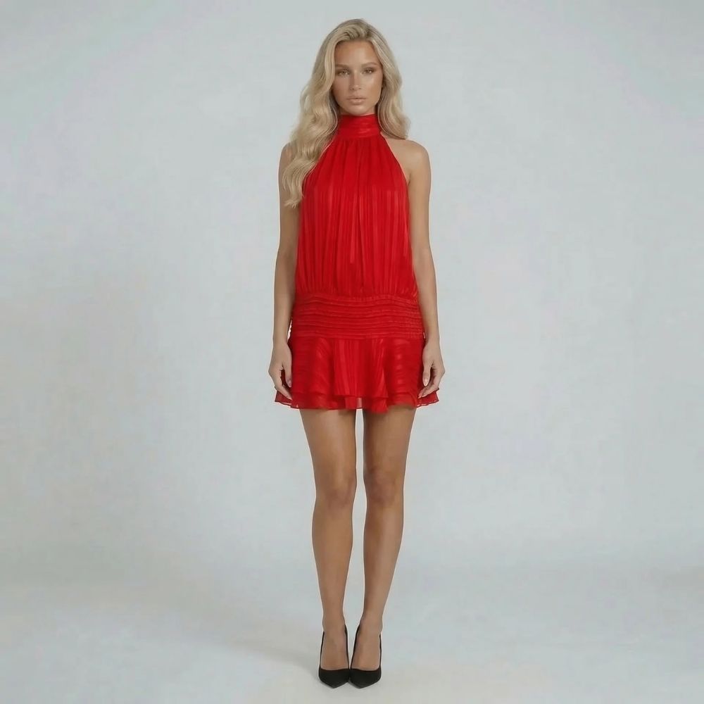 Lennox Halter Mini Dress