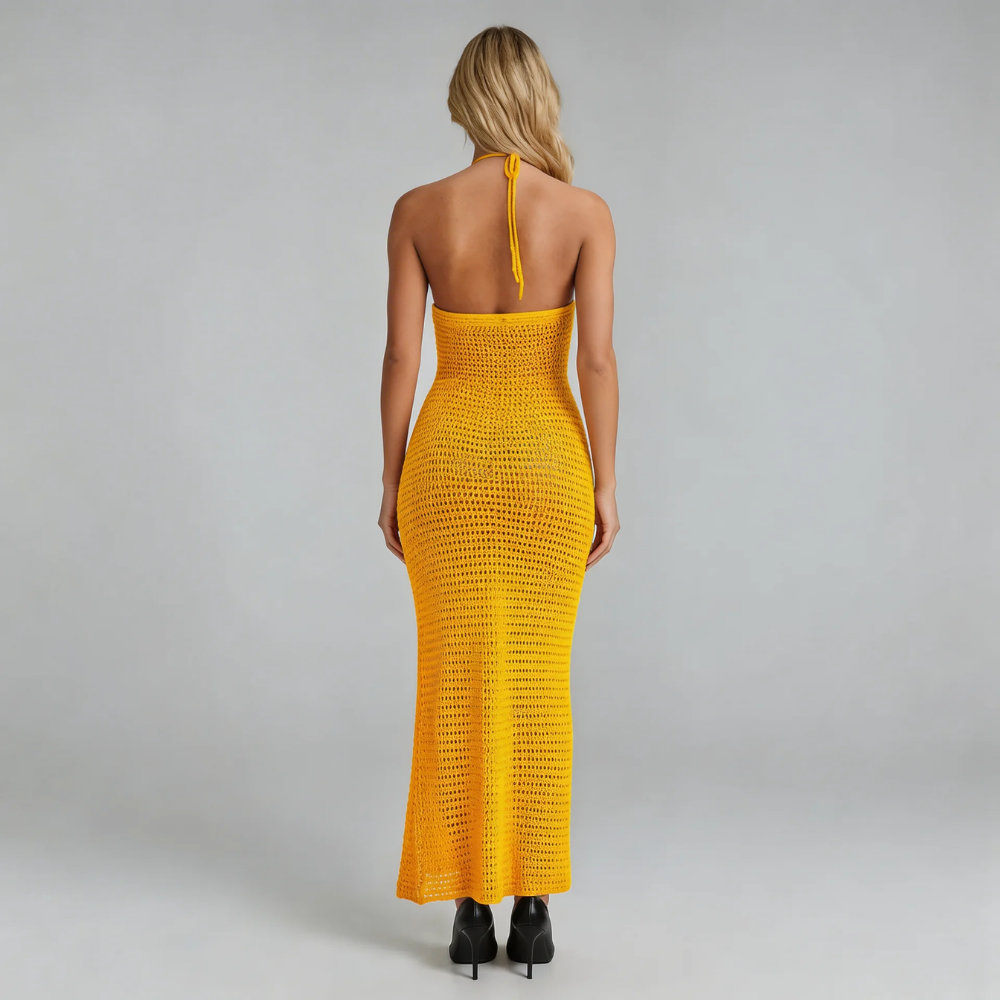 Leona Crochet Maxi Dress