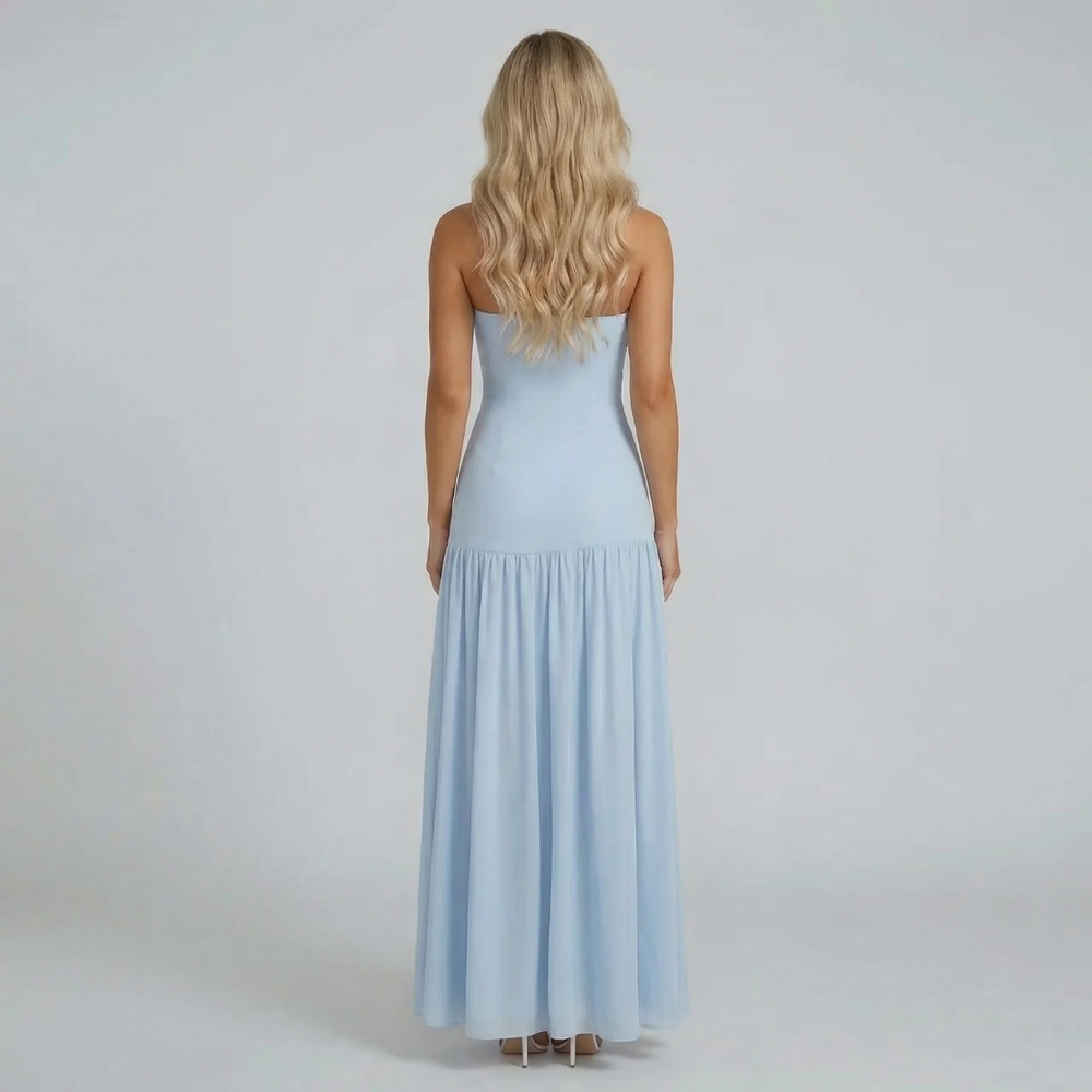 Leonie Drop-Waist Maxi Dress