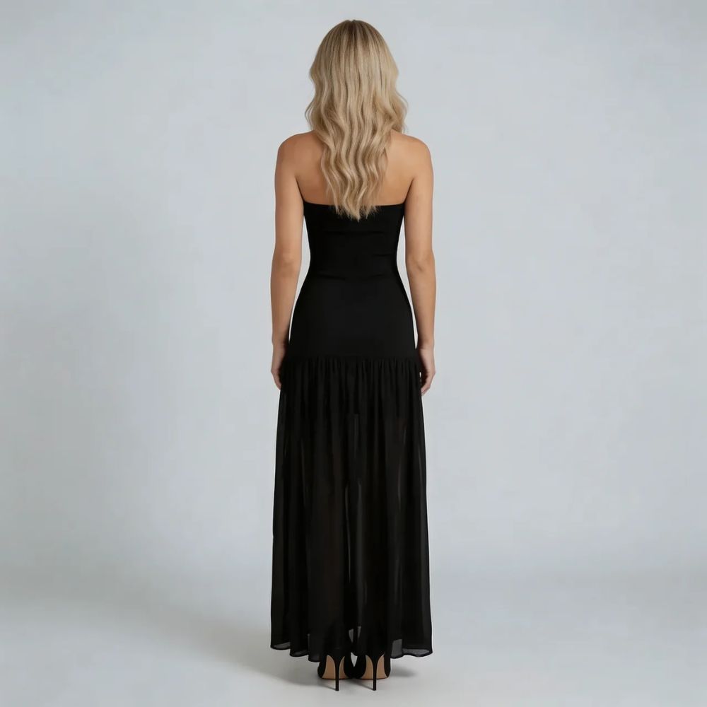 Leonie Drop-Waist Maxi Dress