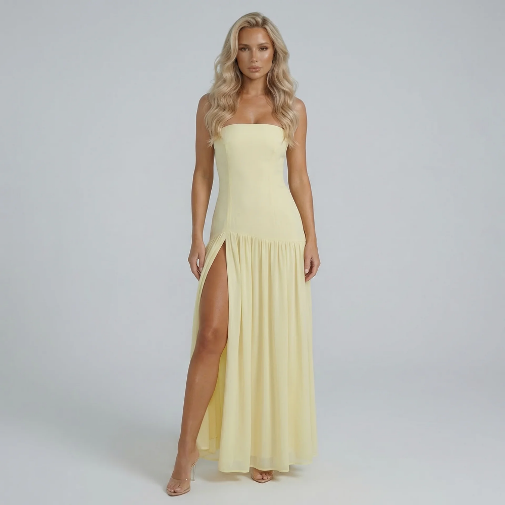Leonie Drop-Waist Maxi Dress