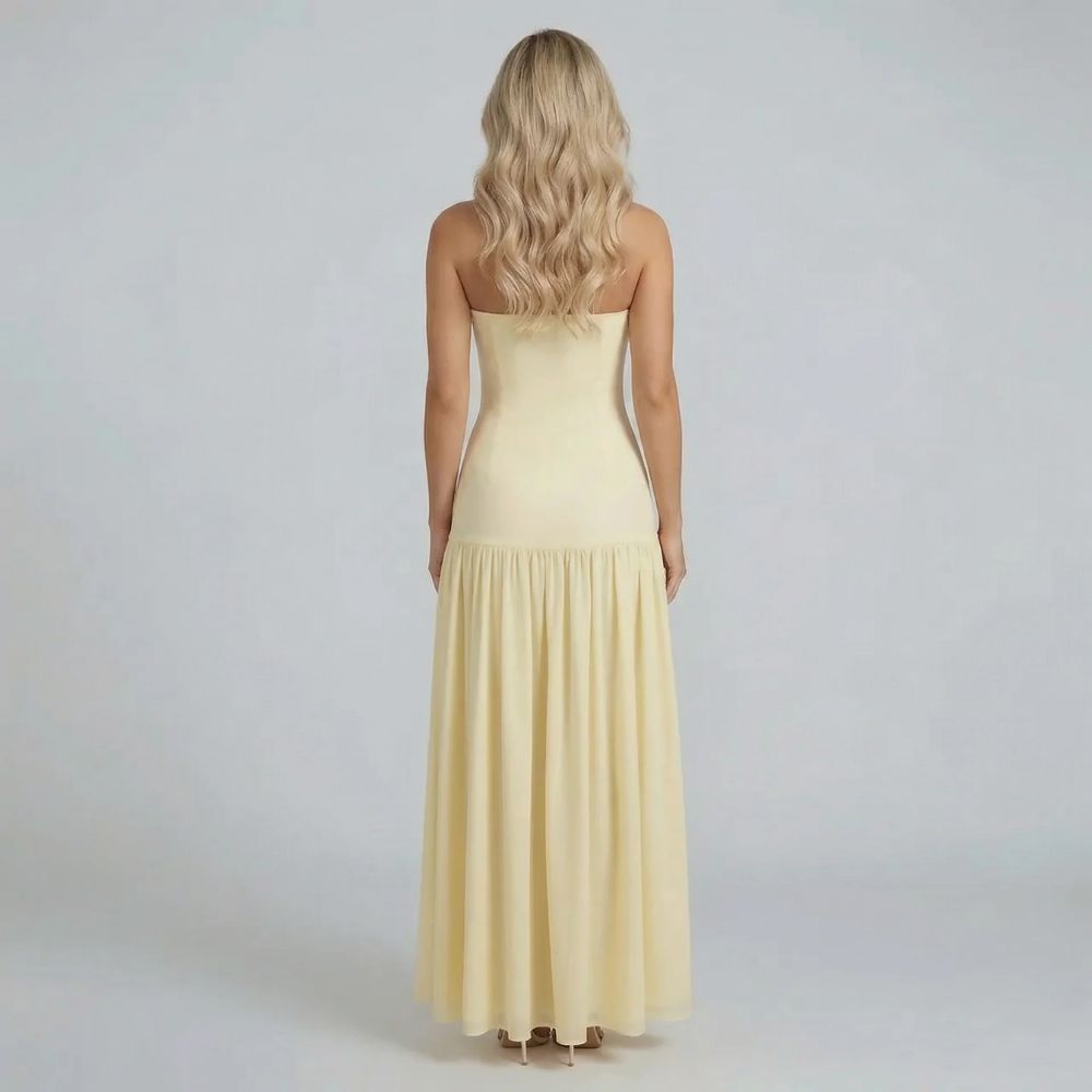 Leonie Drop-Waist Maxi Dress