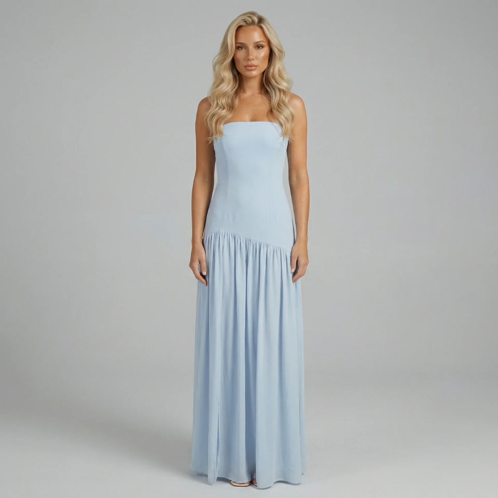 Leonie Drop-Waist Maxi Dress