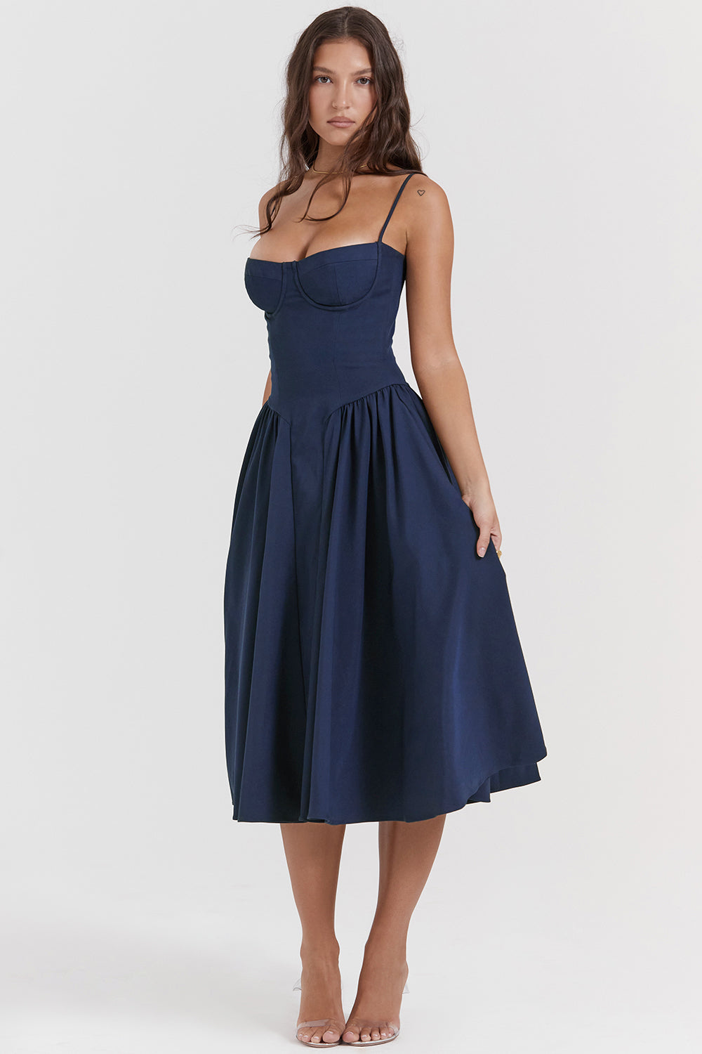 Lory Corset Midi Dress