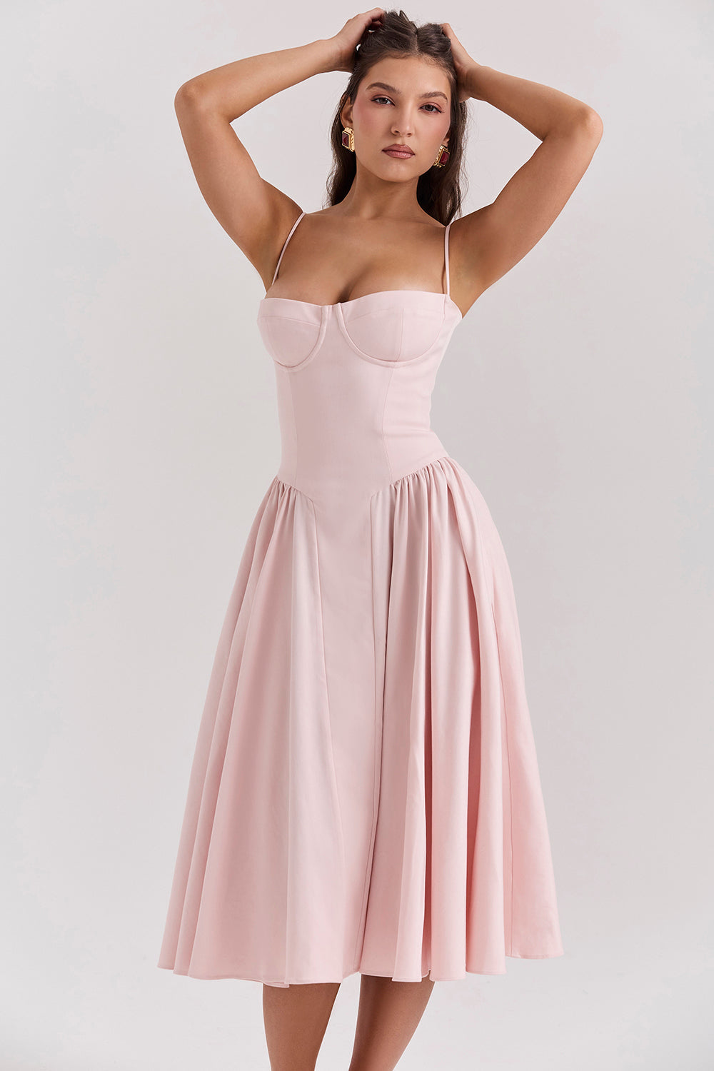 Lory Corset Midi Dress
