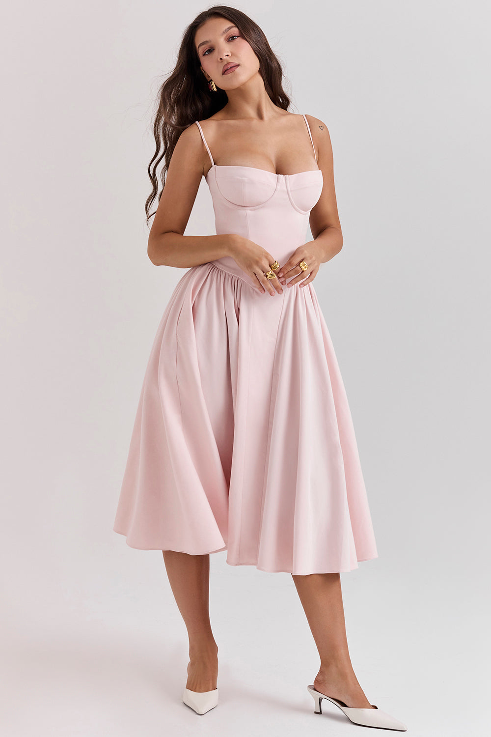 Lory Corset Midi Dress