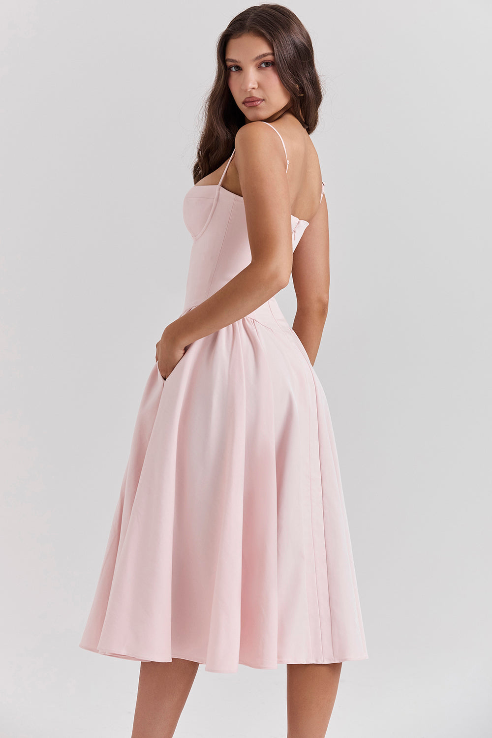 Lory Corset Midi Dress