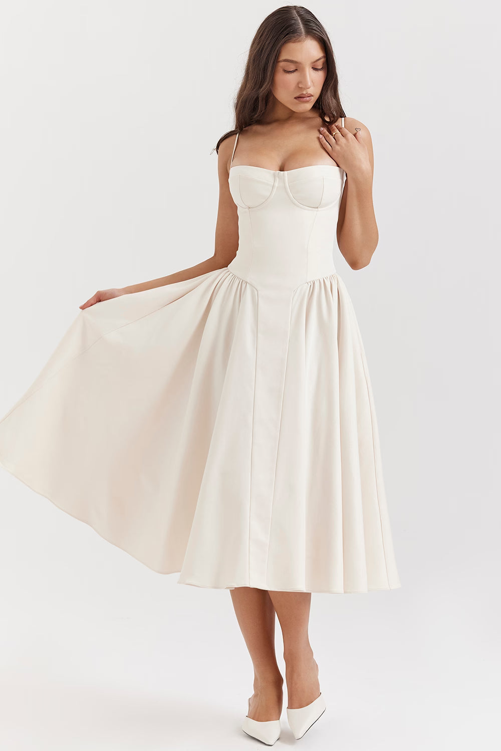 Lory Corset Midi Dress