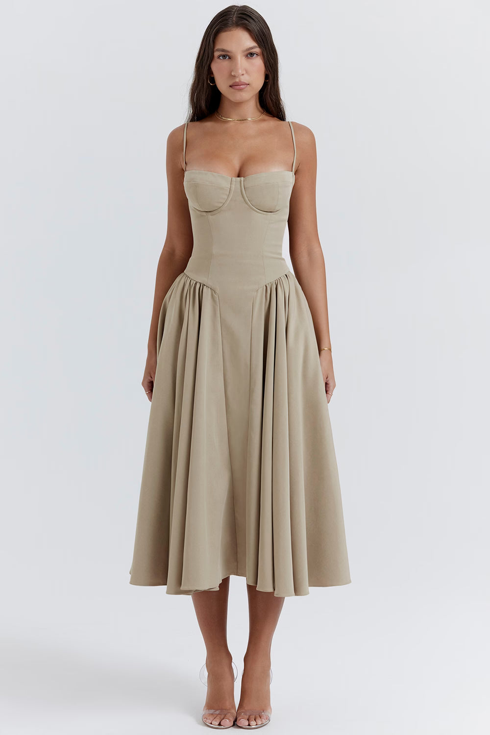 Lory Corset Midi Dress