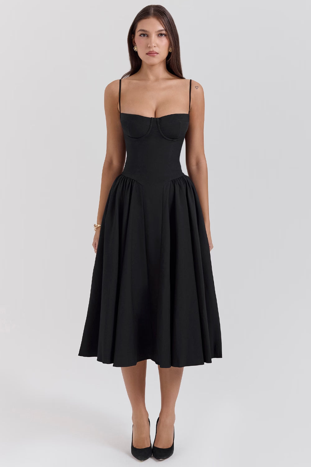 Lory Corset Midi Dress