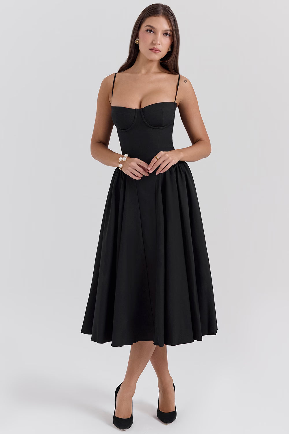 Lory Corset Midi Dress