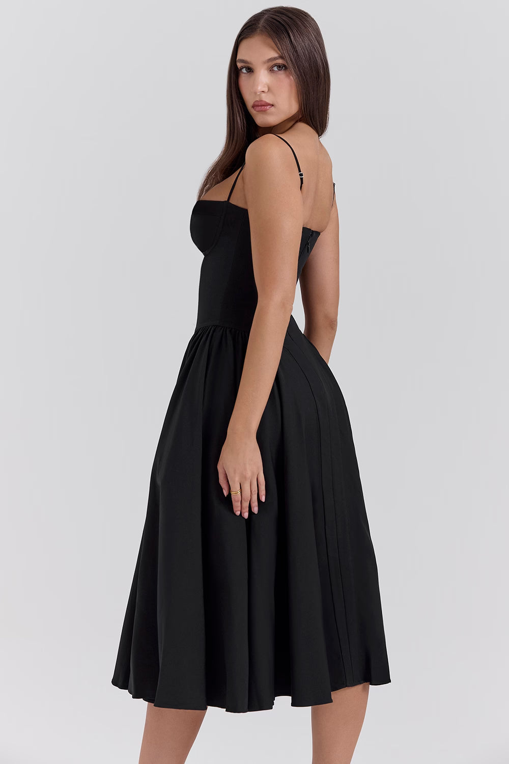 Lory Corset Midi Dress