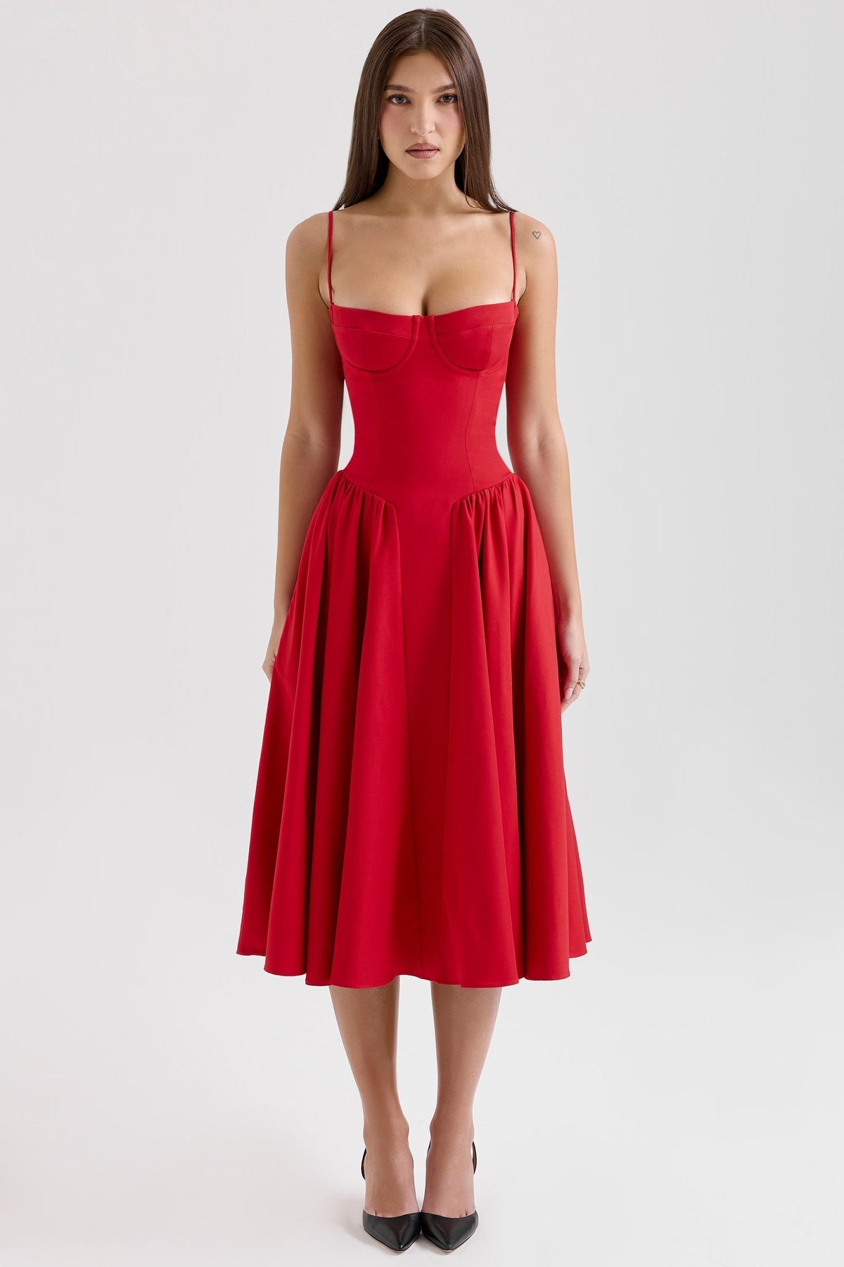 Lory Corset Midi Dress