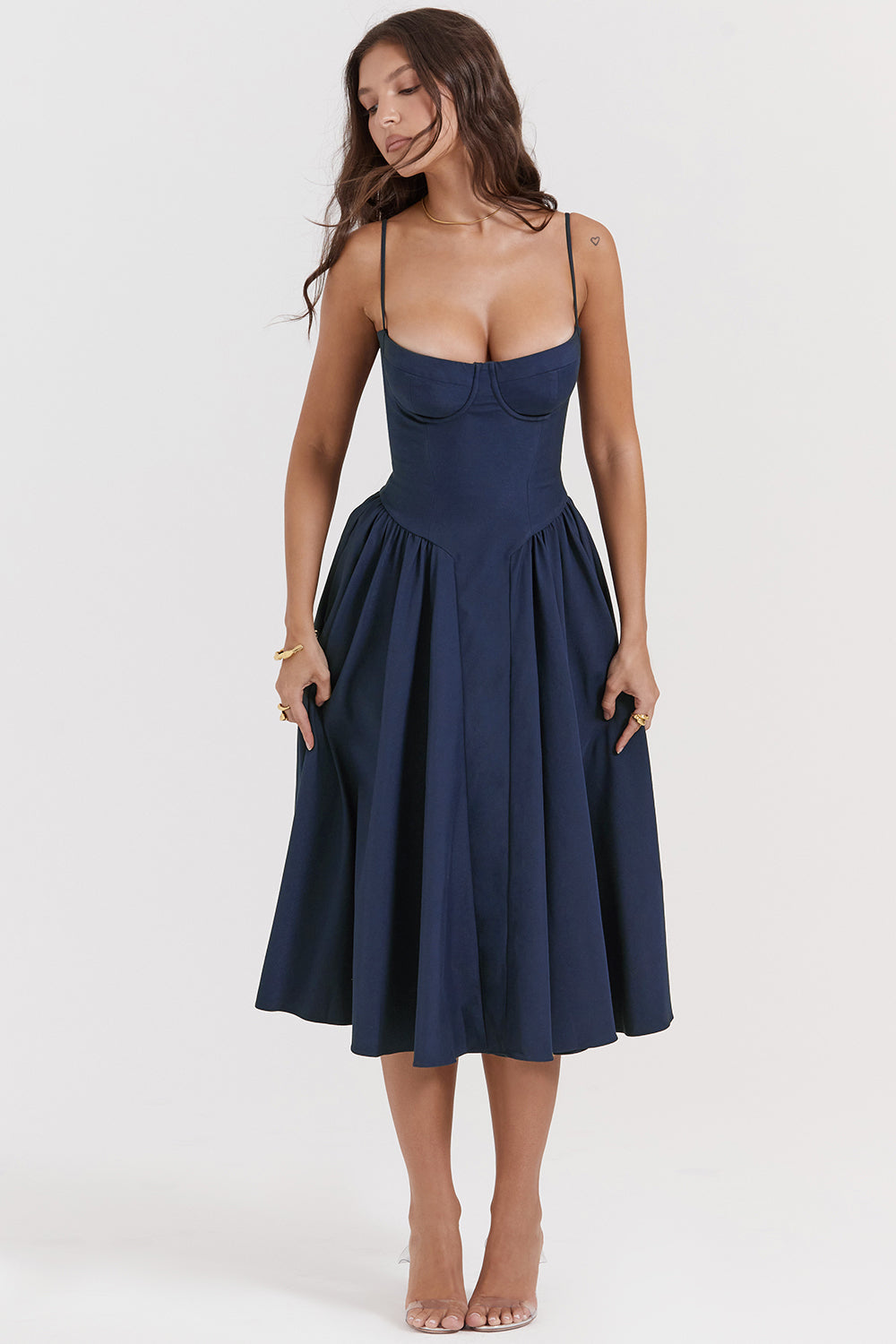 Lory Corset Midi Dress