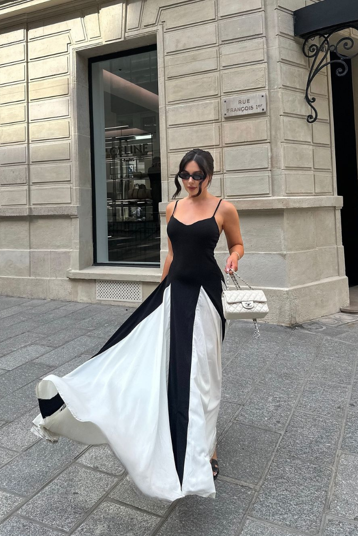Lovie Sleeveless Maxi Dress in Black