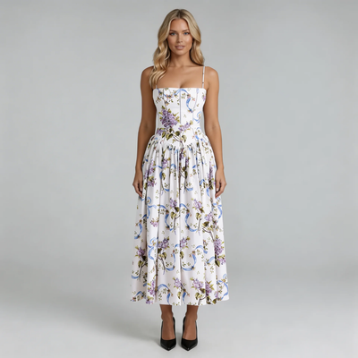 Luciana Floral Midi Dress