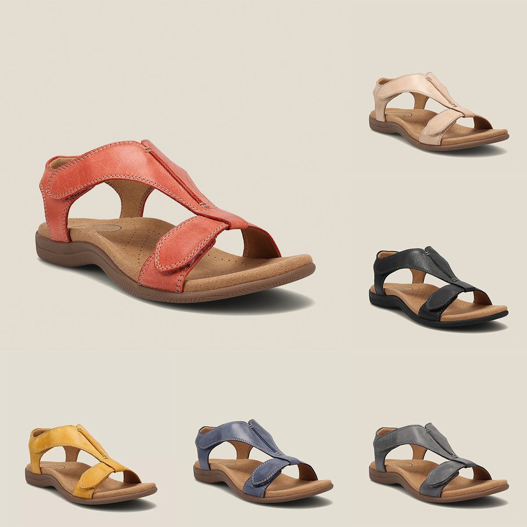 Lucienne Comfort Slingback Sandals in Orange