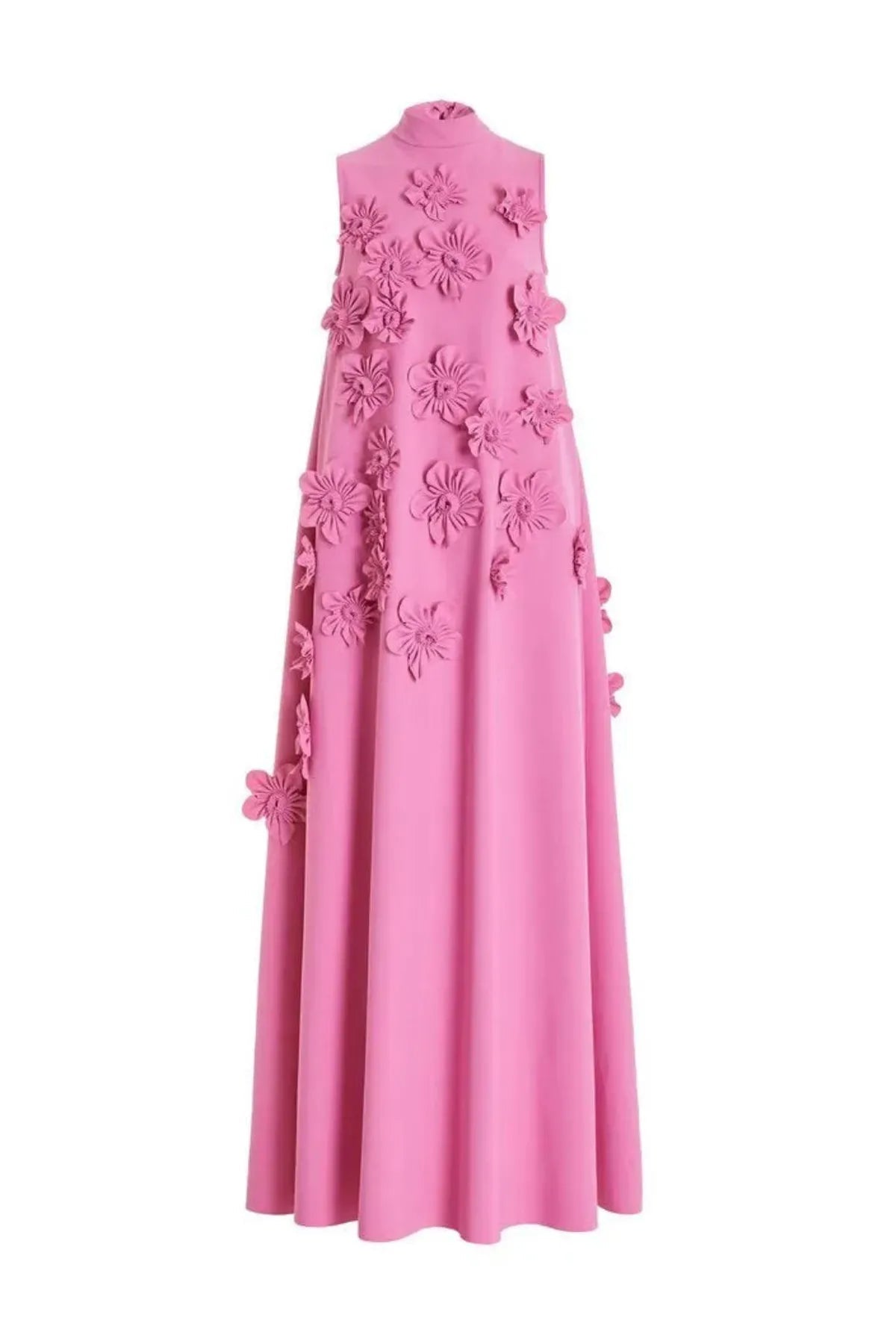 Lucy Applique Maxi Dress in Pink