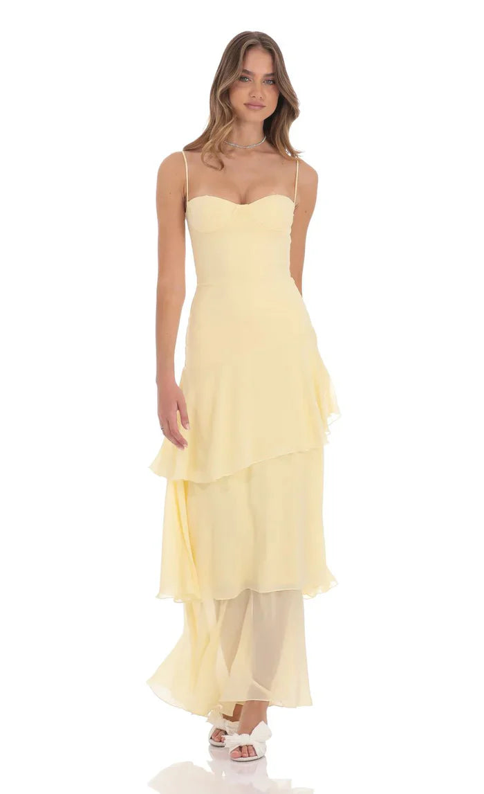 Lucy Bow Maxi Dress