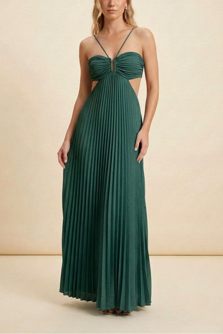 Luella Halter Maxi Dress