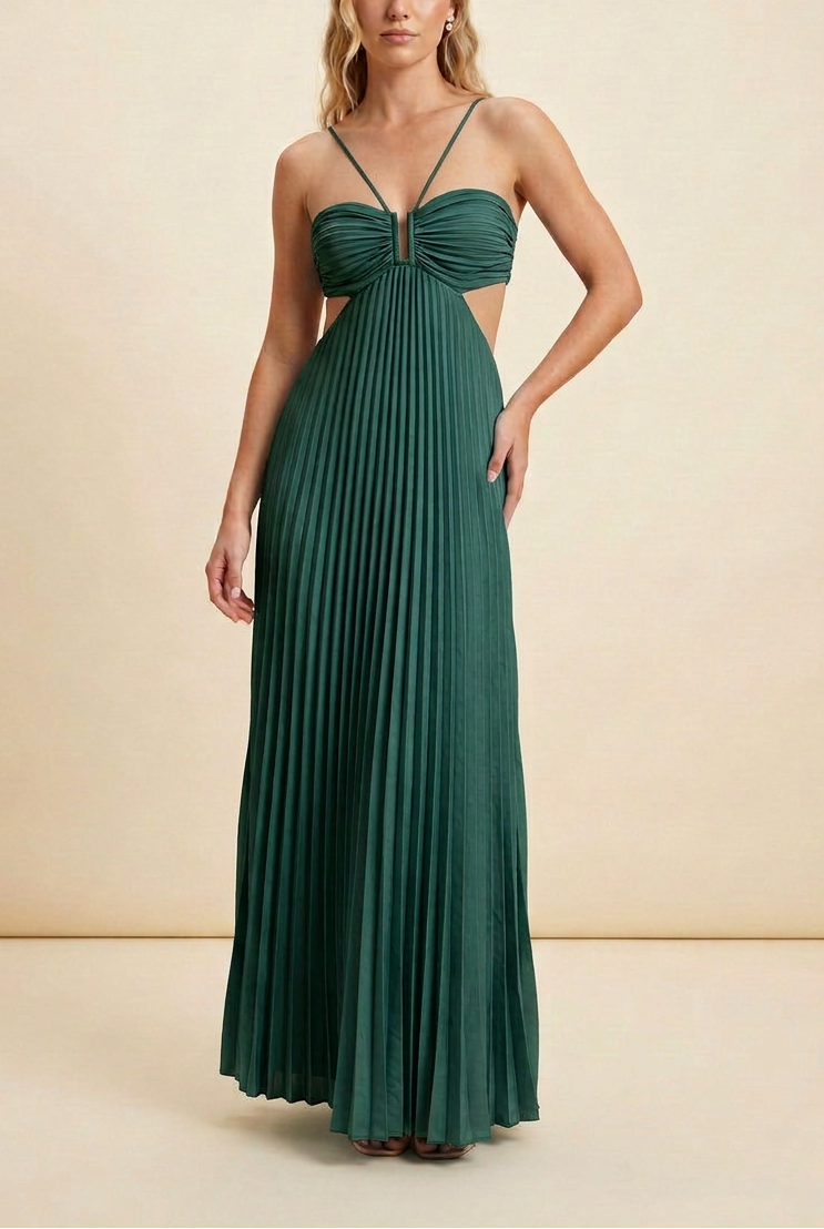 Luella Halter Maxi Dress