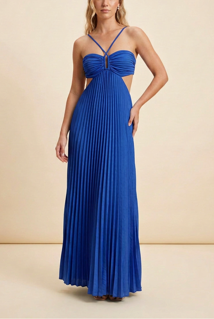 Luella Halter Maxi Dress