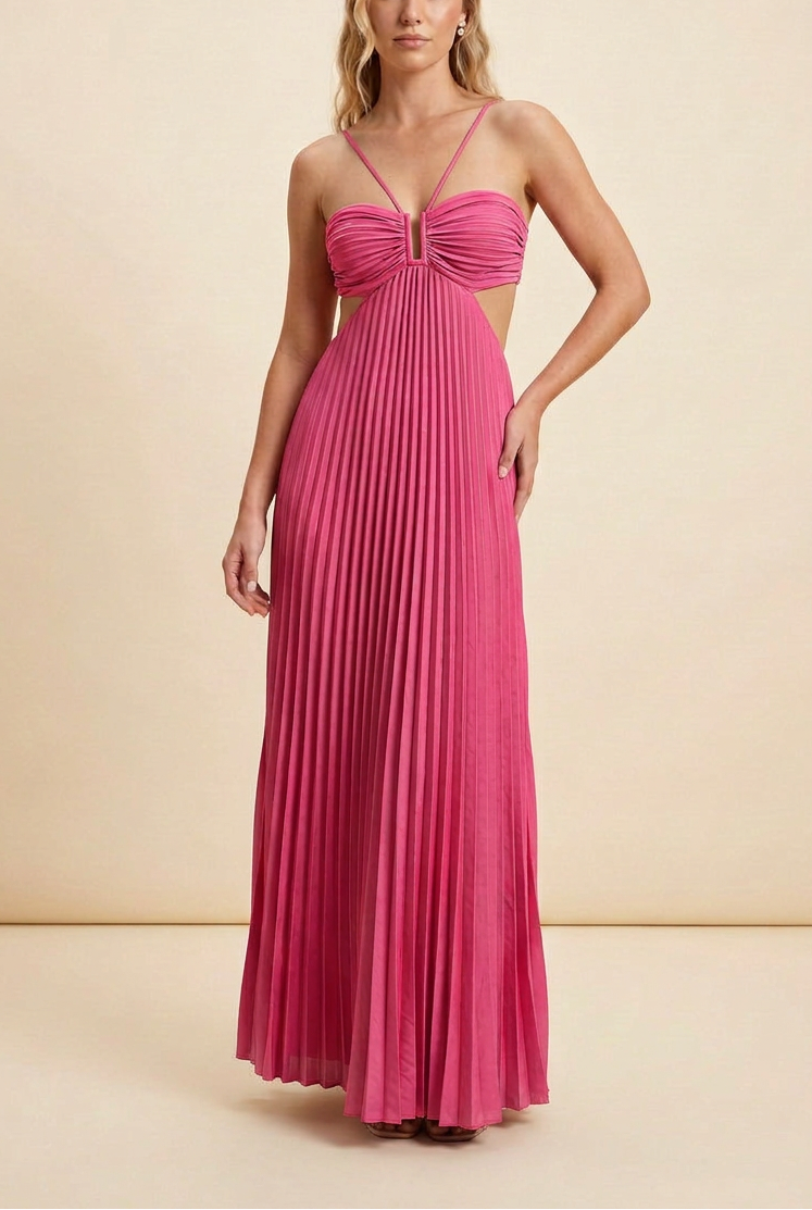 Luella Halter Maxi Dress