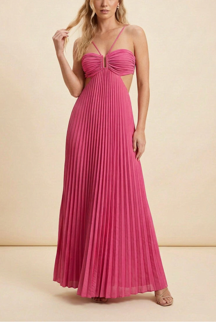 Luella Halter Maxi Dress