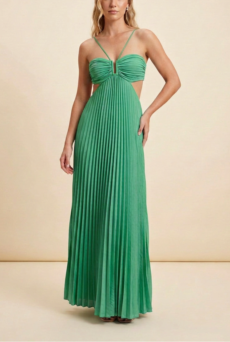 Luella Halter Maxi Dress