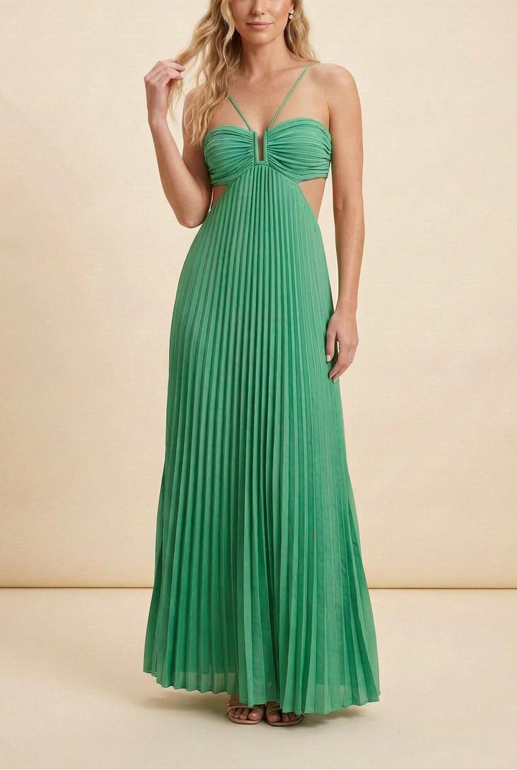 Luella Halter Maxi Dress
