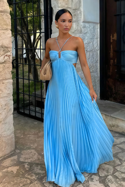 Luella Halter Maxi Dress